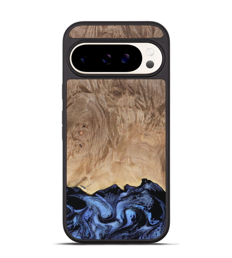 Pixel 9 Wood Phone Case - Edison (Blue, 760176)