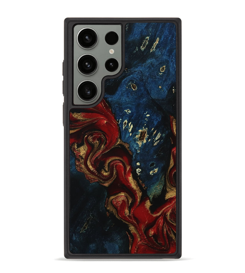 Galaxy S23 Ultra Wood Phone Case - Bruno (Red, 760212)