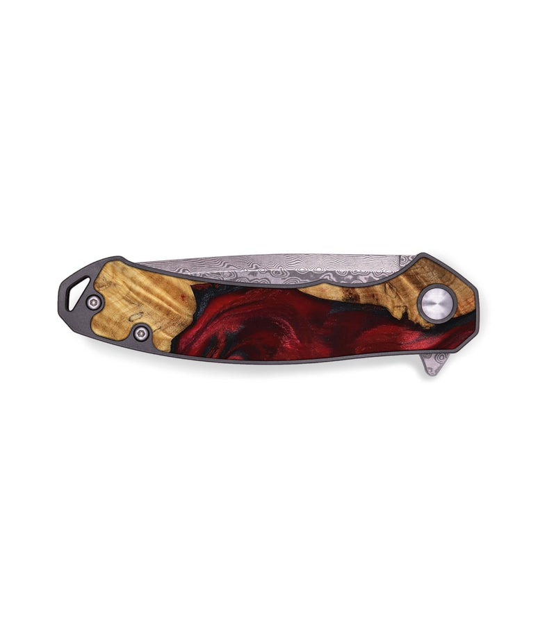 EDC Wood Pocket Knife - Juli (Red, 760387)