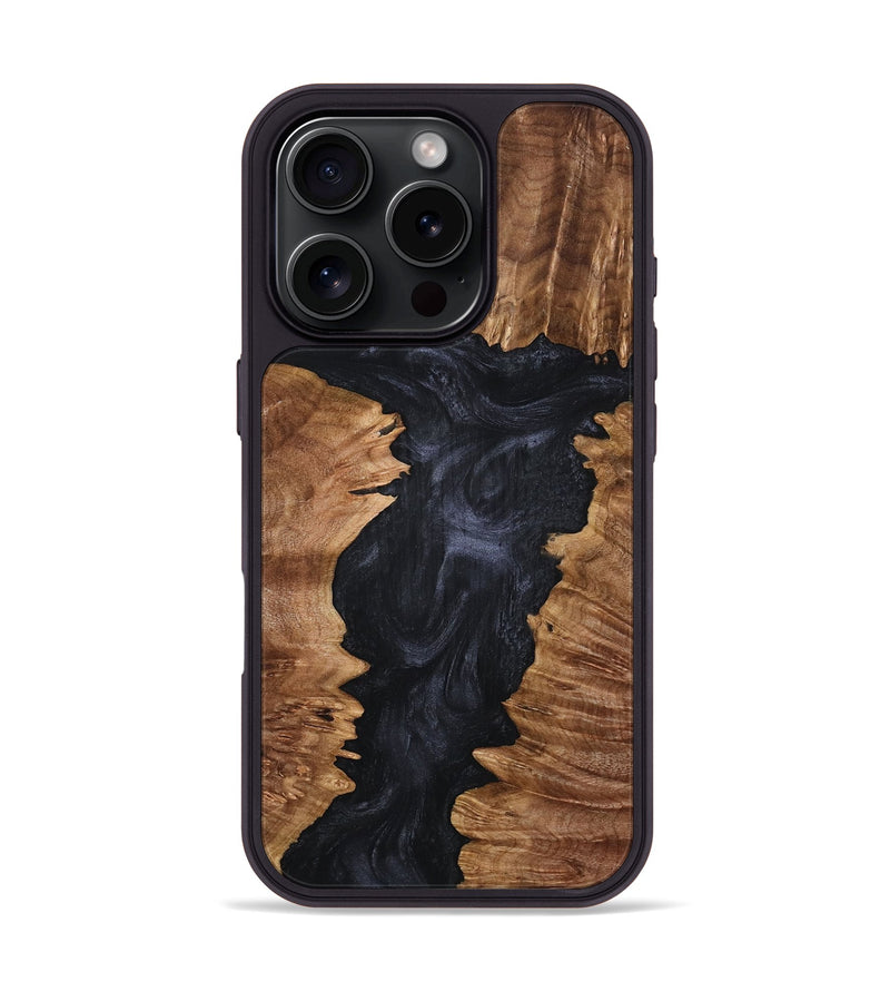iPhone 16 Pro Wood Phone Case - Celina (Wood Burl, 760479)
