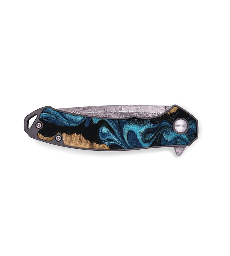 EDC Wood Pocket Knife - Yara (Blue, 760505)
