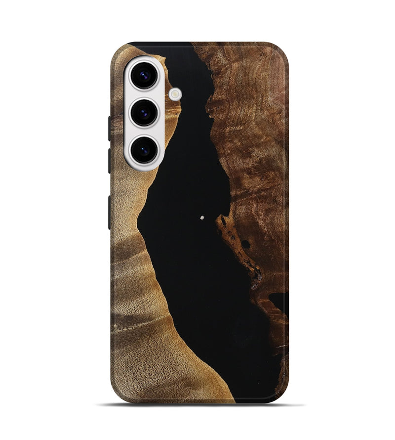 Galaxy S25 Wood Live Edge Phone Case - Nikia (Wood Burl, 760632)
