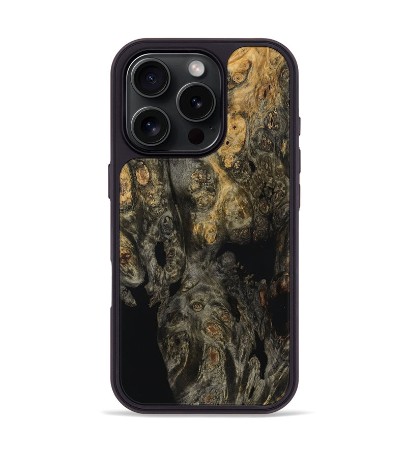 iPhone 16 Pro Wood Phone Case - Mellisa (Wood Burl, 760829)
