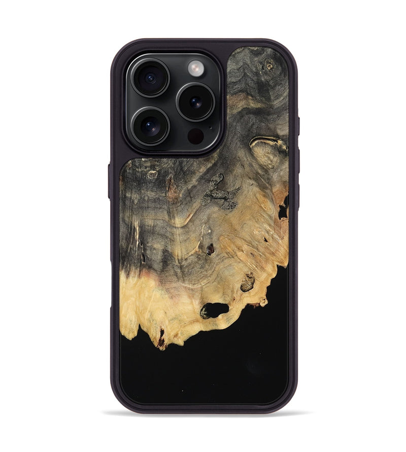 iPhone 16 Pro Wood Phone Case - Rosario (Wood Burl, 760862)