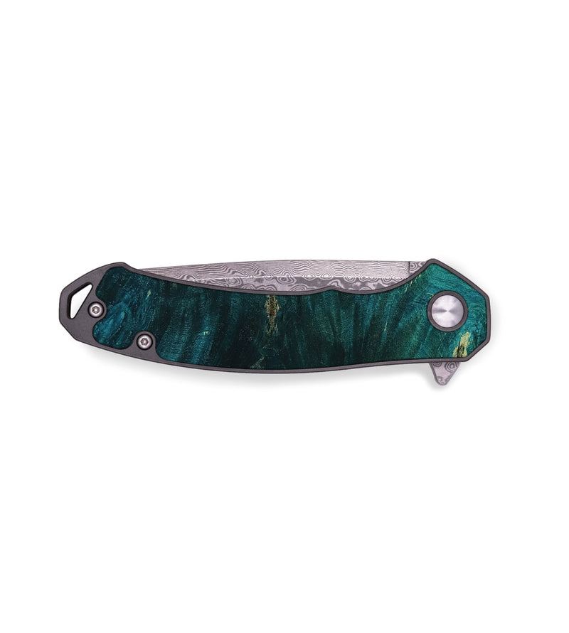 EDC Wood Pocket Knife - Alyce (Green, 760982)