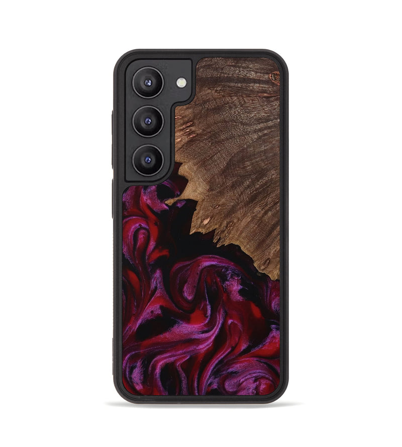 Galaxy S23 Wood Phone Case - Prince (Red, 761016)