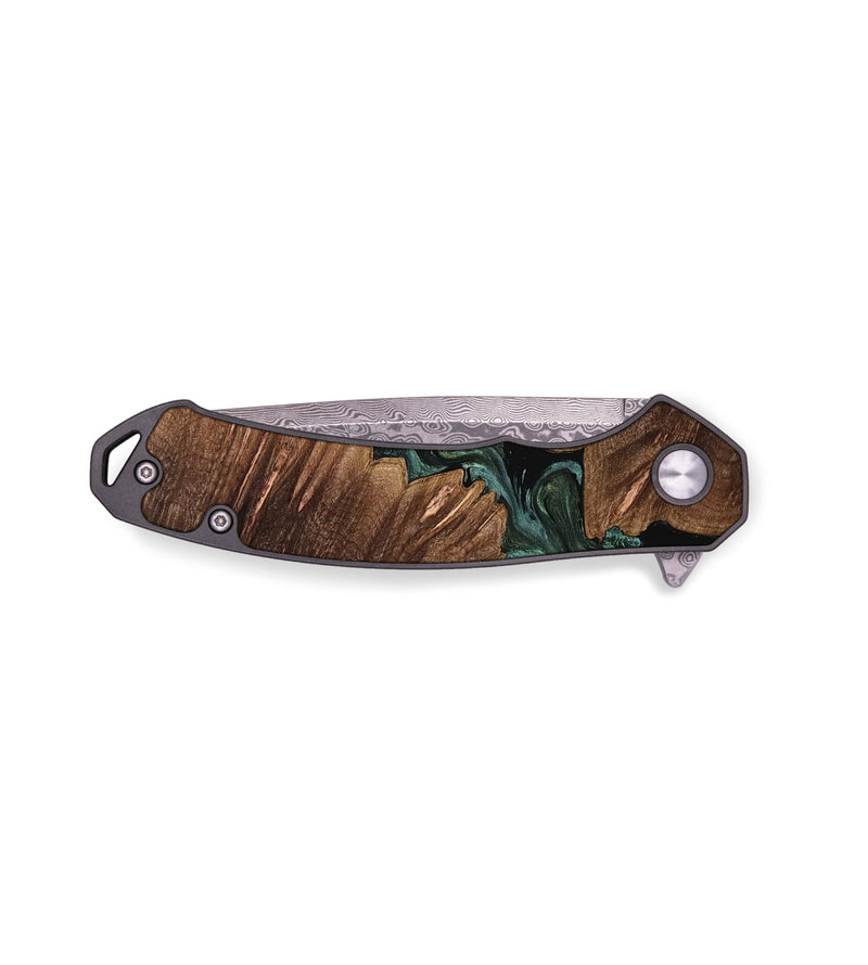 EDC Wood Pocket Knife - Isla (Green, 761056)
