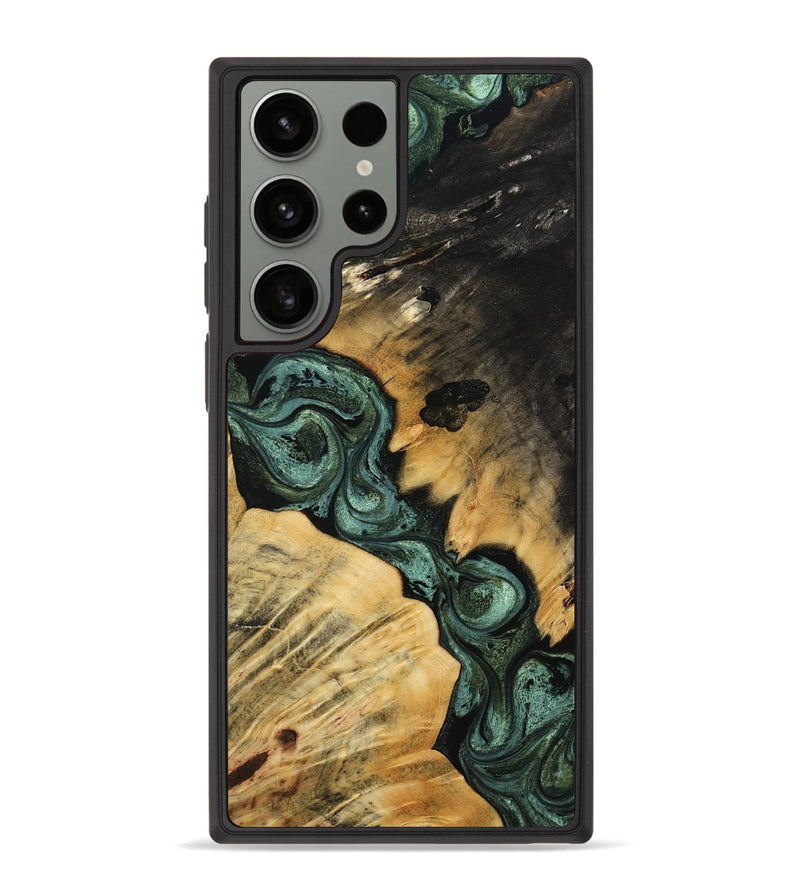 Galaxy S23 Ultra Wood Phone Case - Erykah (Green, 761059)