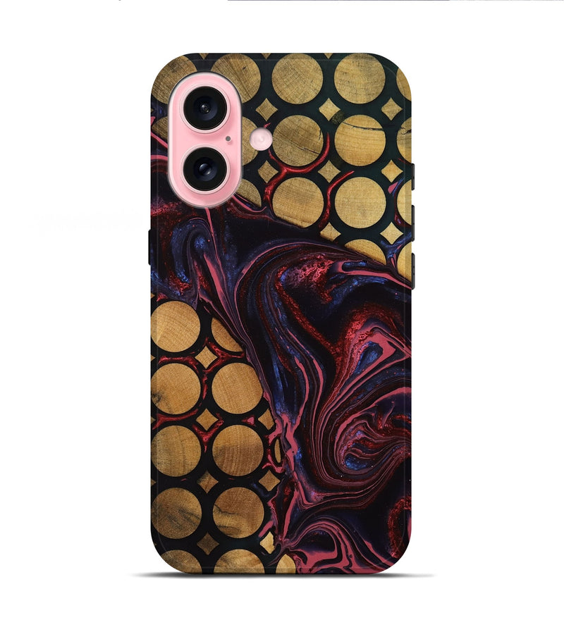 iPhone 16 Wood Live Edge Phone Case - Renae (Pattern, 761075)