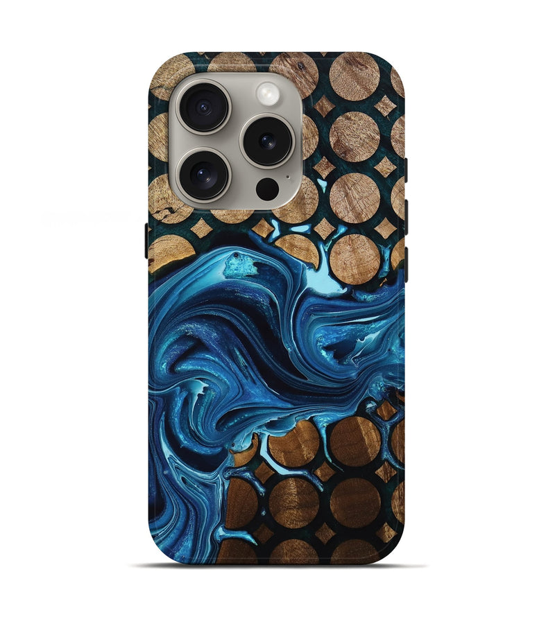 iPhone 16 Pro Wood Live Edge Phone Case - Holli (Pattern, 761093)