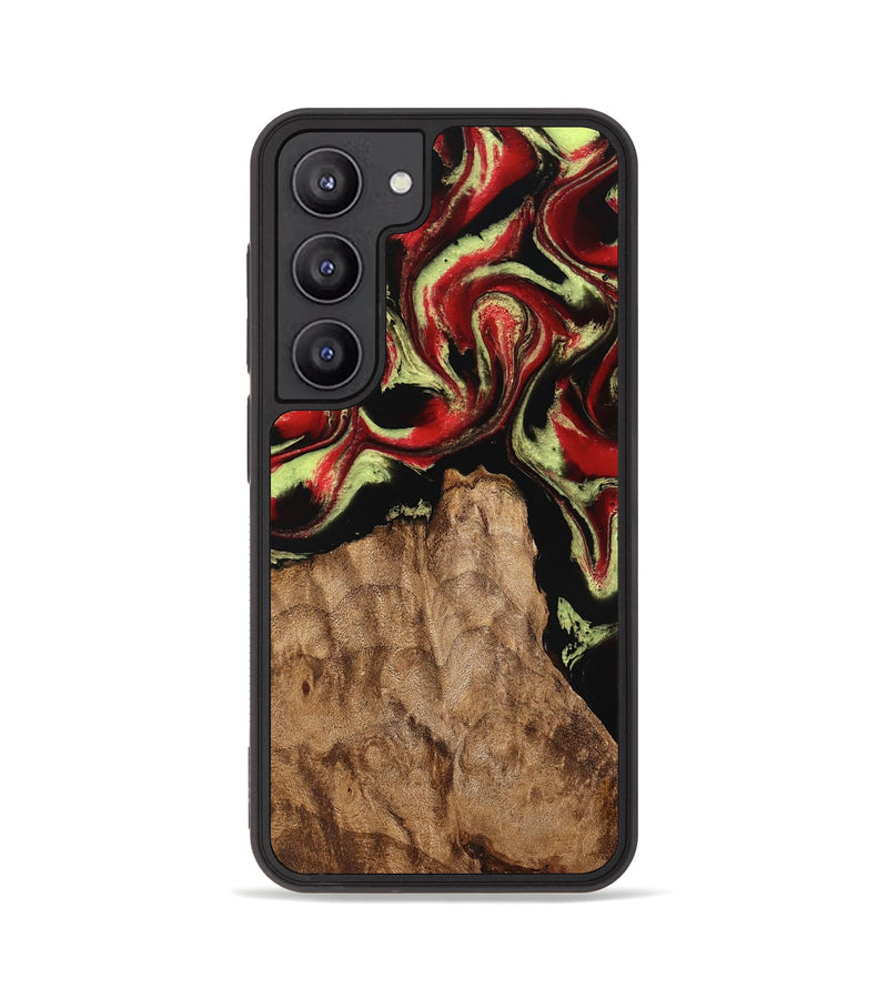 Galaxy S23 Wood Phone Case - Darien (Red, 761138)
