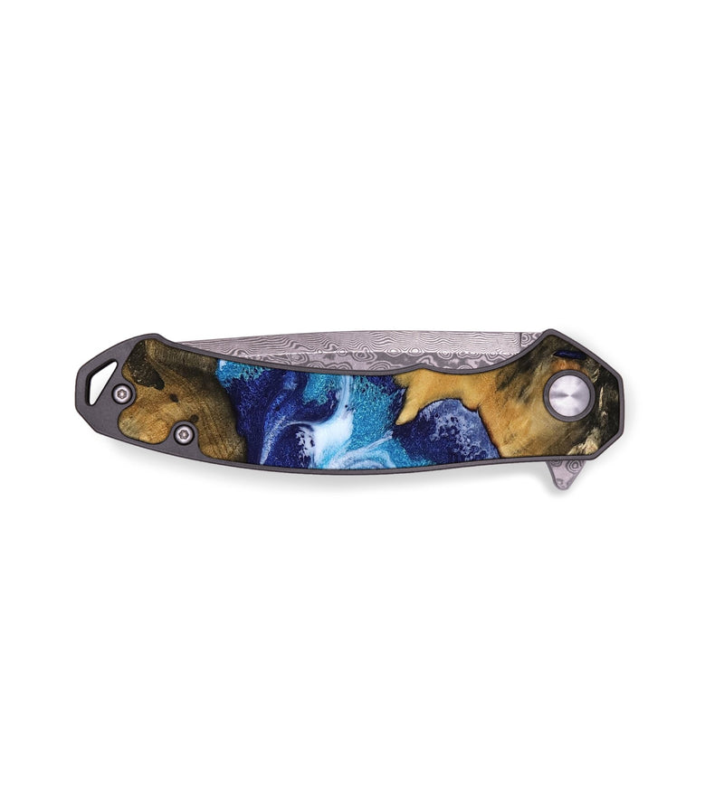 EDC Wood Pocket Knife - Neriah (Blue, 761154)