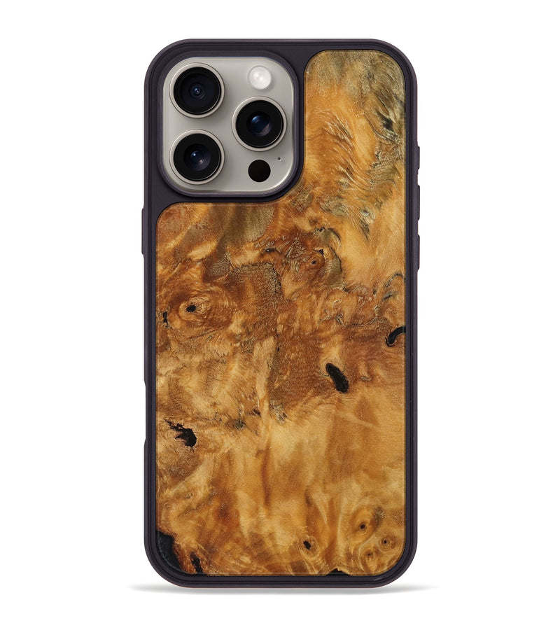 iPhone 16 Pro Max Wood Phone Case - Sheryl (Wood Burl, 761158)