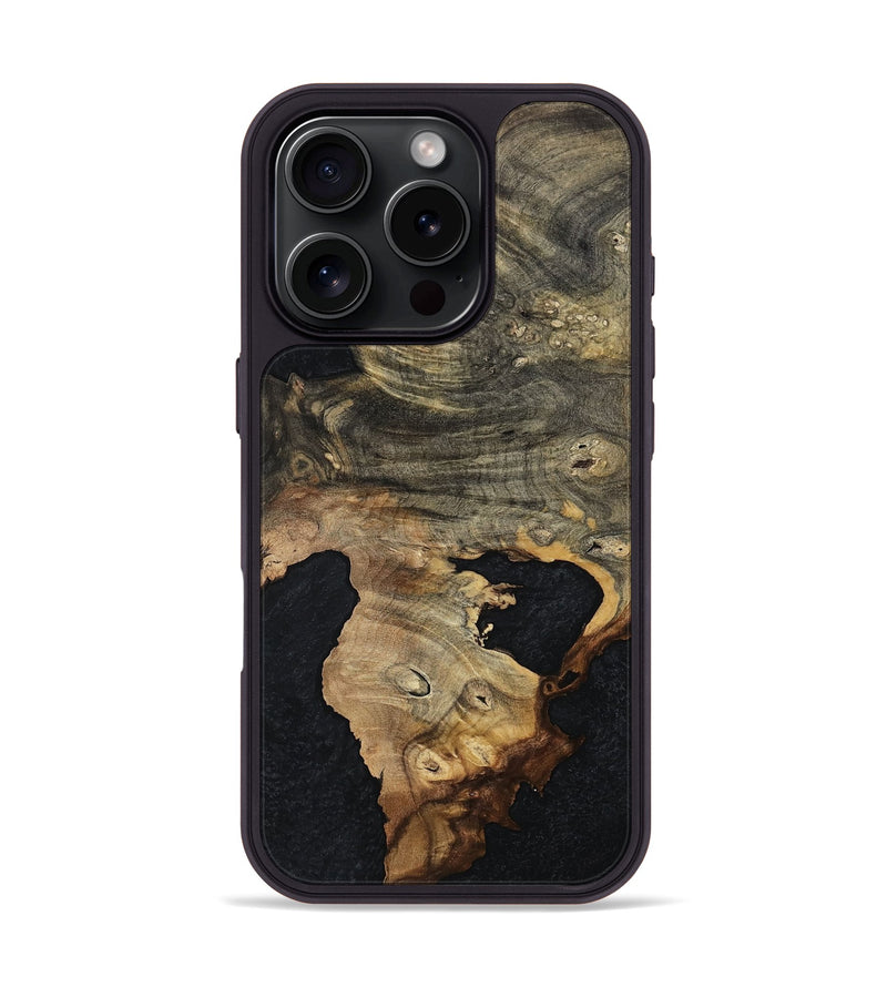 iPhone 16 Pro Wood Phone Case - Alaia (Wood Burl, 761166)