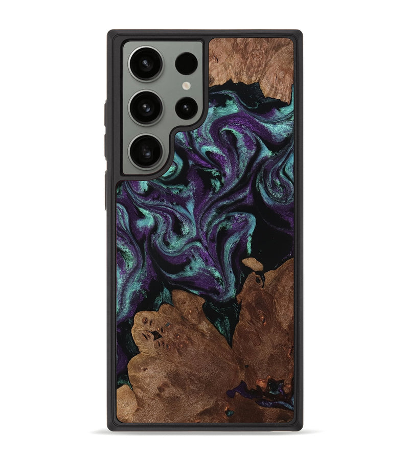 Galaxy S23 Ultra Wood Phone Case - Thiago (Purple, 761244)