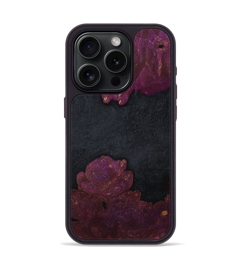 iPhone 15 Pro Wood Phone Case - Kartier (Wood Burl, 761252)