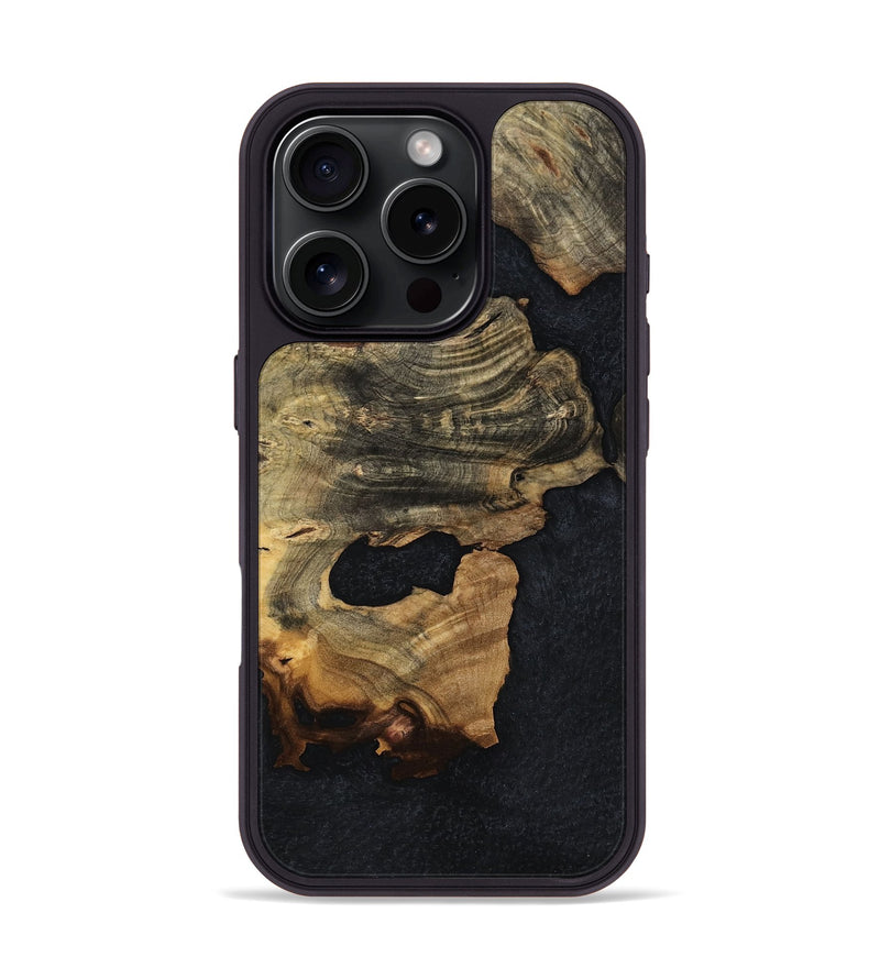 iPhone 16 Pro Wood Phone Case - Landen (Wood Burl, 761293)