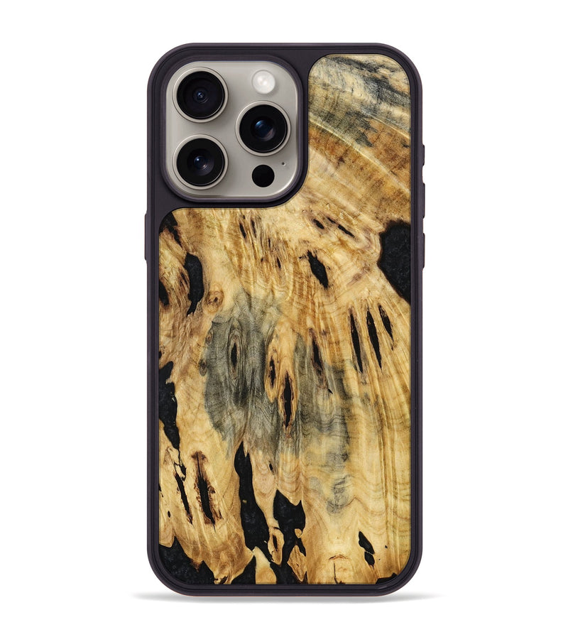 iPhone 15 Pro Max Wood Phone Case - Allan (Wood Burl, 761312)