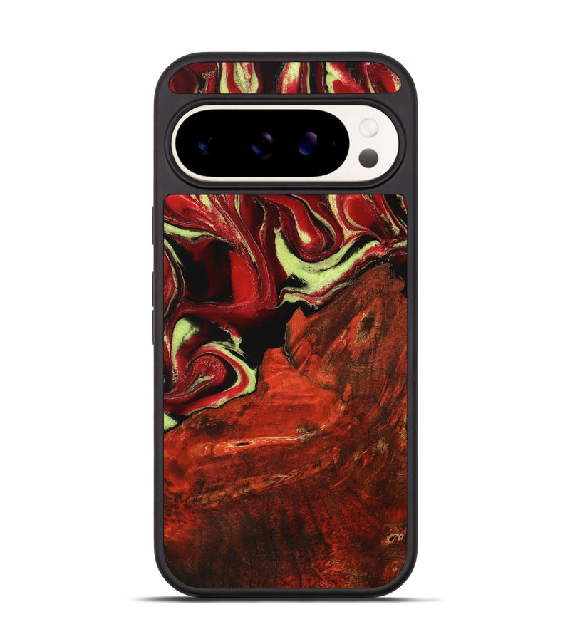 Pixel 9 Wood Phone Case - Jim (Red, 761344)