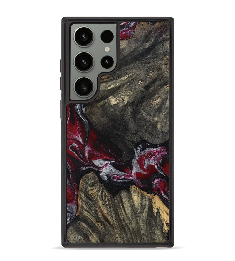 Galaxy S23 Ultra Wood Phone Case - Jonna (Red, 761438)