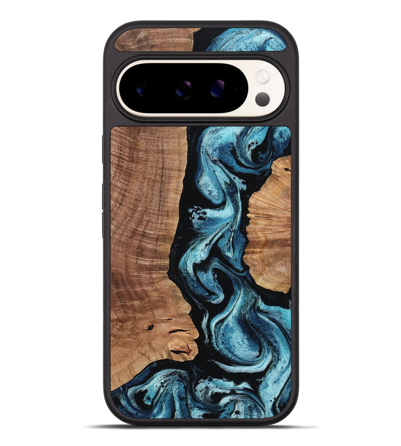 Pixel 9 Pro XL Wood Phone Case - Wm (Blue, 761440)