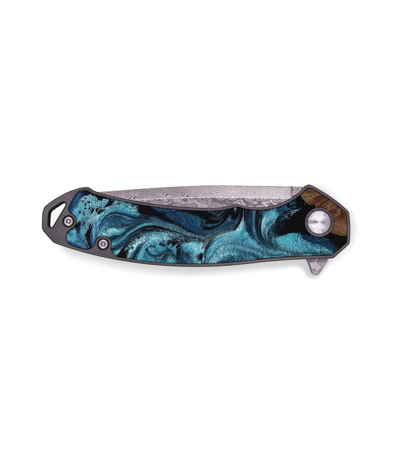 EDC Wood Pocket Knife - Hendrix (Blue, 761476)