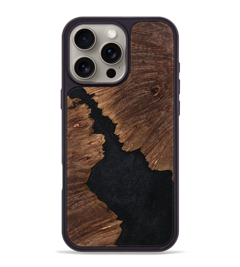 iPhone 16 Pro Max Wood Phone Case - Poppy (Wood Burl, 761544)
