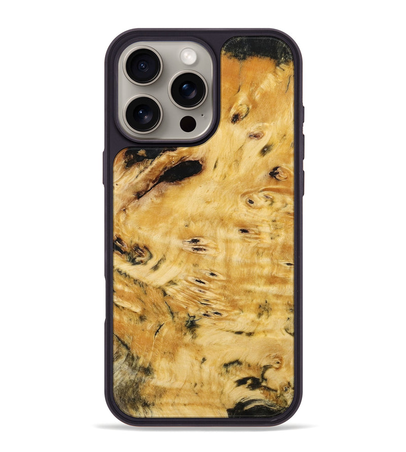 iPhone 16 Pro Max Wood Phone Case - Keenan (Wood Burl, 761571)