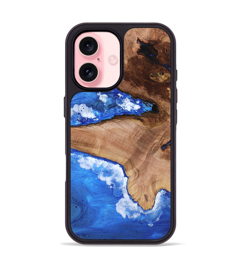 iPhone 16 Wood Phone Case - Scarlet (Coastal, 761727)