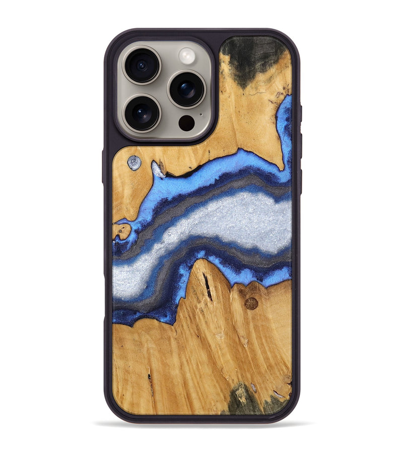iPhone 16 Pro Max Wood Phone Case - Nikolai (Geode, 761812)