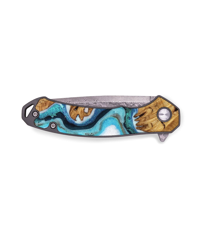 EDC Wood Pocket Knife - Mitch (Geode, 761834)