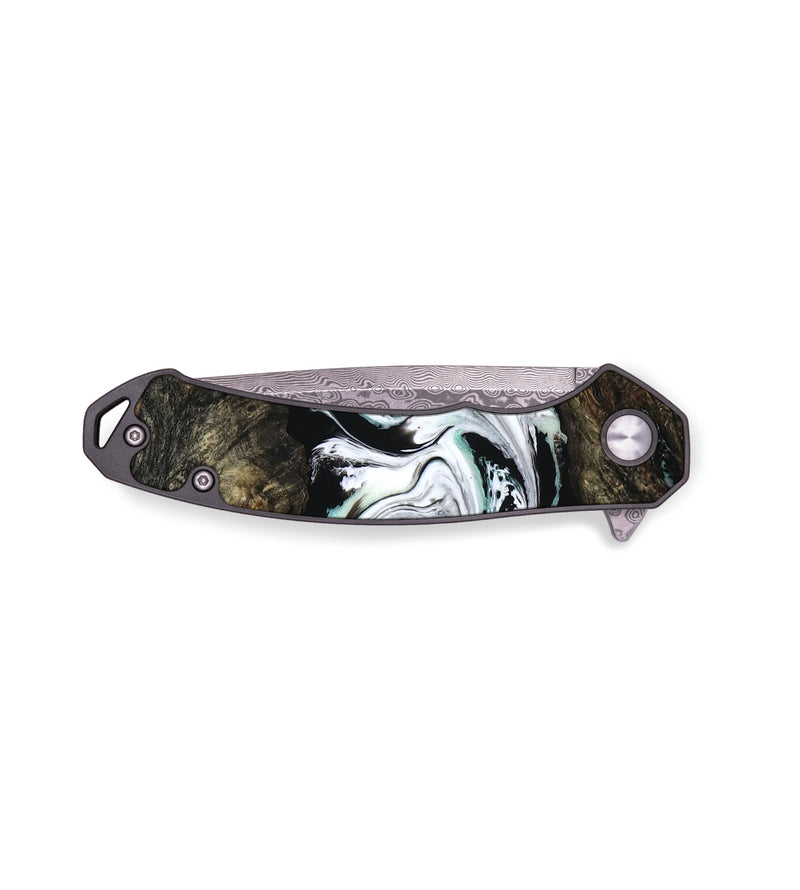 EDC Wood Pocket Knife - Pierce (Green, 761941)