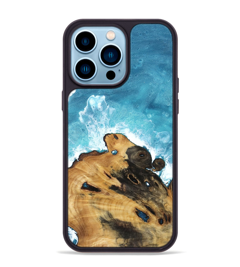 iPhone 14 Pro Max Wood Phone Case - Yetta (Coastal, 761989)