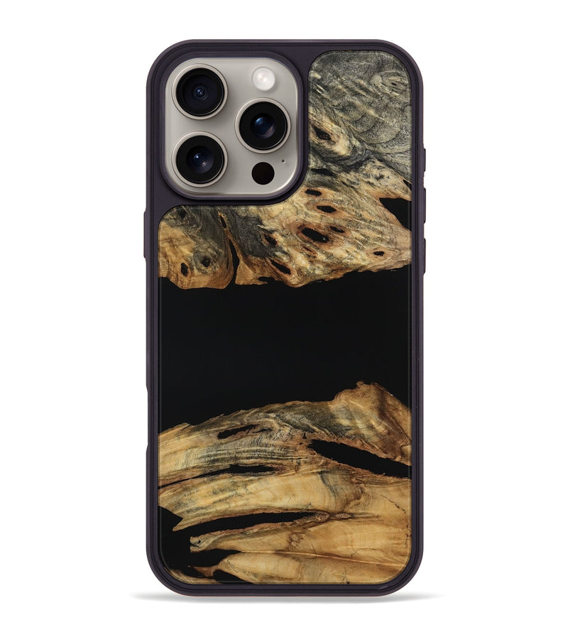 iPhone 16 Pro Max Wood Phone Case - Leora (Wood Burl, 762025)