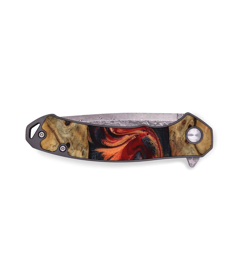 EDC Wood Pocket Knife - Jake (Red, 762081)