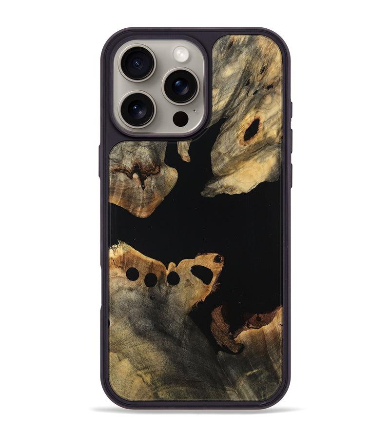 iPhone 16 Pro Max Wood Phone Case - Liddie (Wood Burl, 762088)