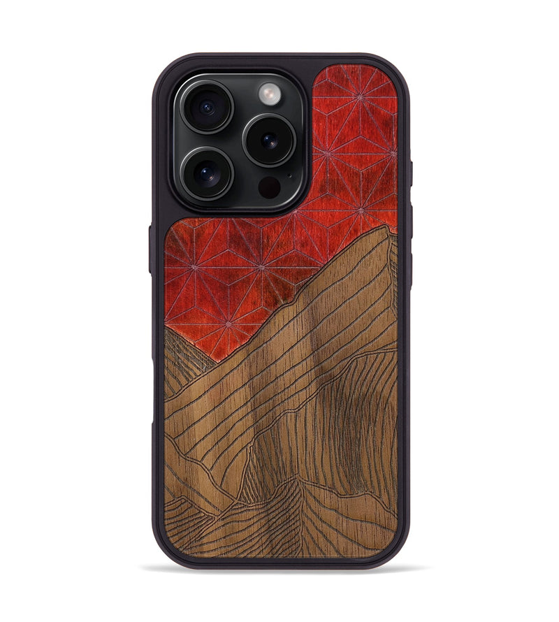 iPhone 16 Pro Wood Phone Case - Wilburn (Pattern, 762098)