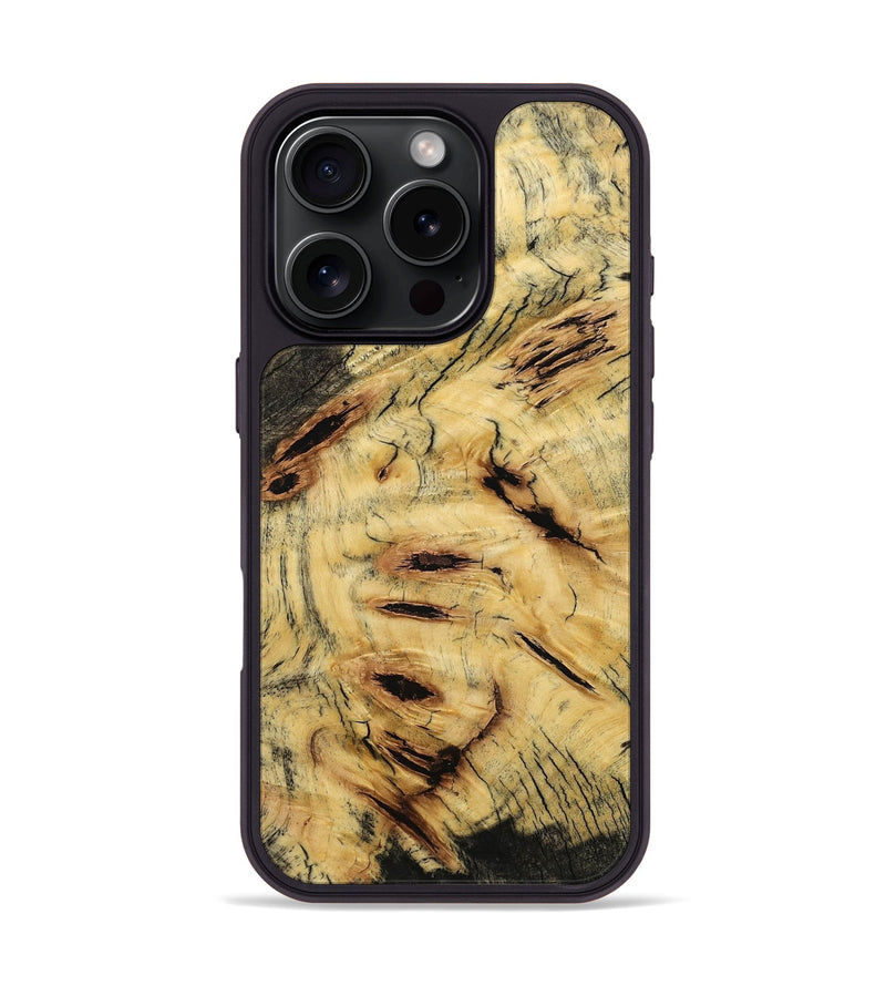 iPhone 16 Pro Wood Phone Case - Colonel (Wood Burl, 762248)