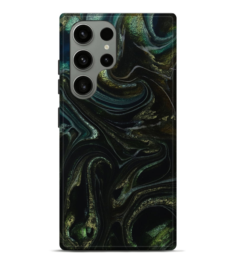 Galaxy S23 Ultra ResinArt Live Edge Phone Case - Selma (Green, 762281)