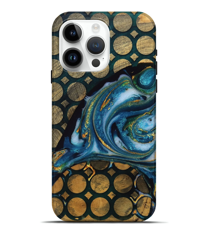 iPhone 15 Pro Max Wood Live Edge Phone Case - Joanna (Pattern, 762292)