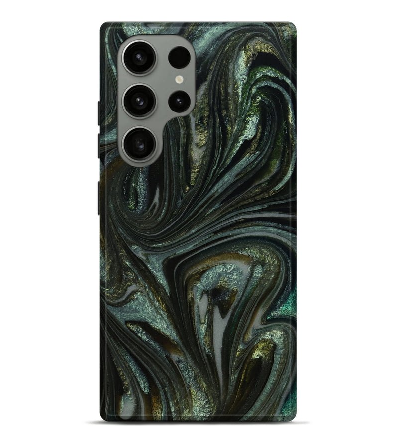 Galaxy S23 Ultra ResinArt Live Edge Phone Case - Alisson (Green, 762297)