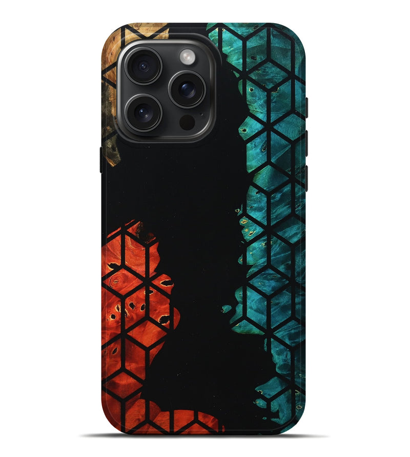 iPhone 16 Pro Max Wood Live Edge Phone Case - Shea (Pattern, 762304)