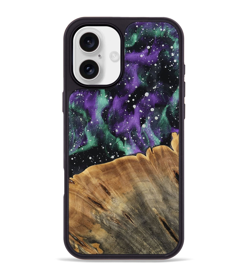 iPhone 16 Plus Wood Phone Case - Marely (Cosmos, 762339)