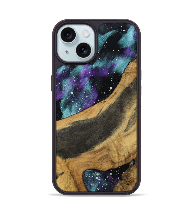 iPhone 15 Wood Phone Case - Jaylon (Cosmos, 762375)