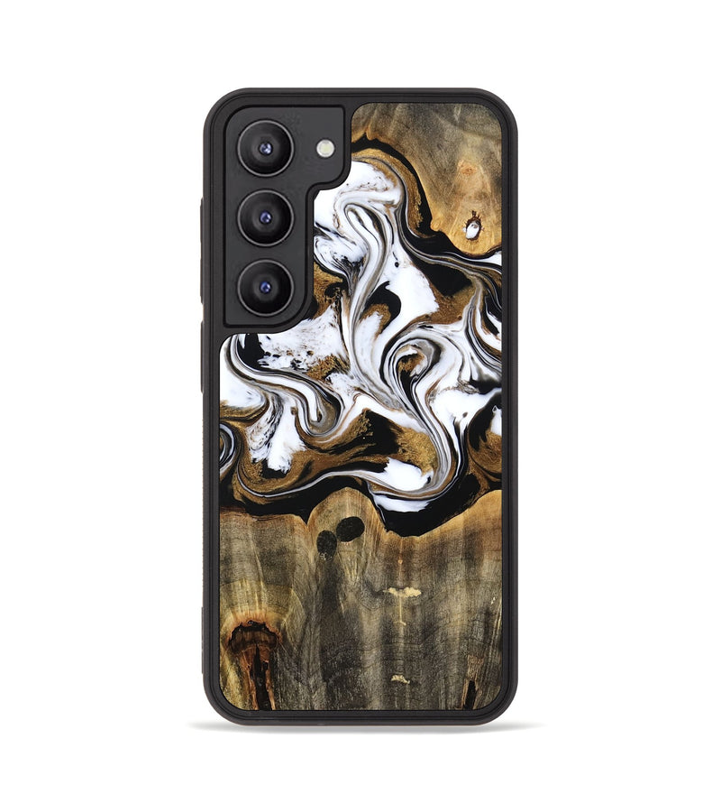 Galaxy S23 Wood Phone Case - Alfred (Black & White, 762456)