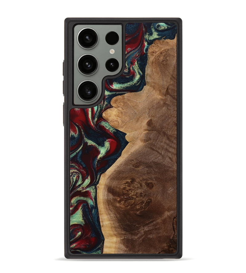 Galaxy S23 Ultra Wood Phone Case - Cierra (Red, 762463)