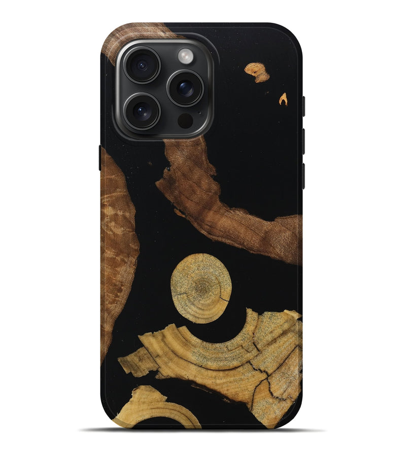 iPhone 16 Pro Max Wood Live Edge Phone Case - Yaretzi (Wood Burl, 762735)