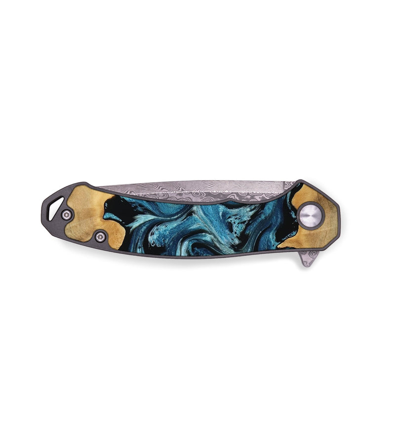 EDC Wood Pocket Knife - Jalyn (Blue, 762803)