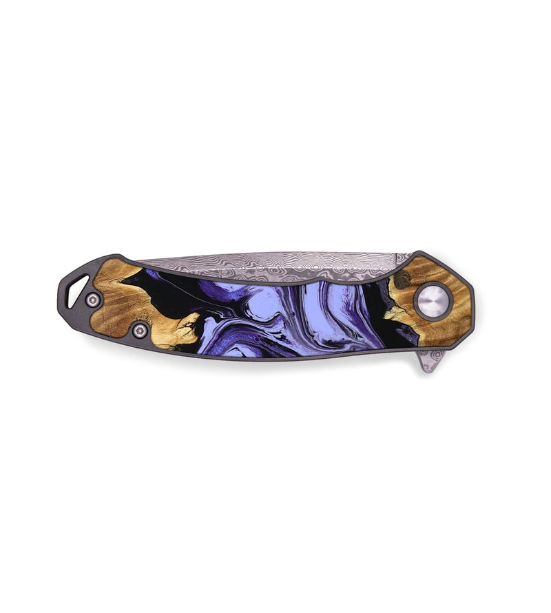 EDC Wood Pocket Knife - Jevon (Purple, 762849)