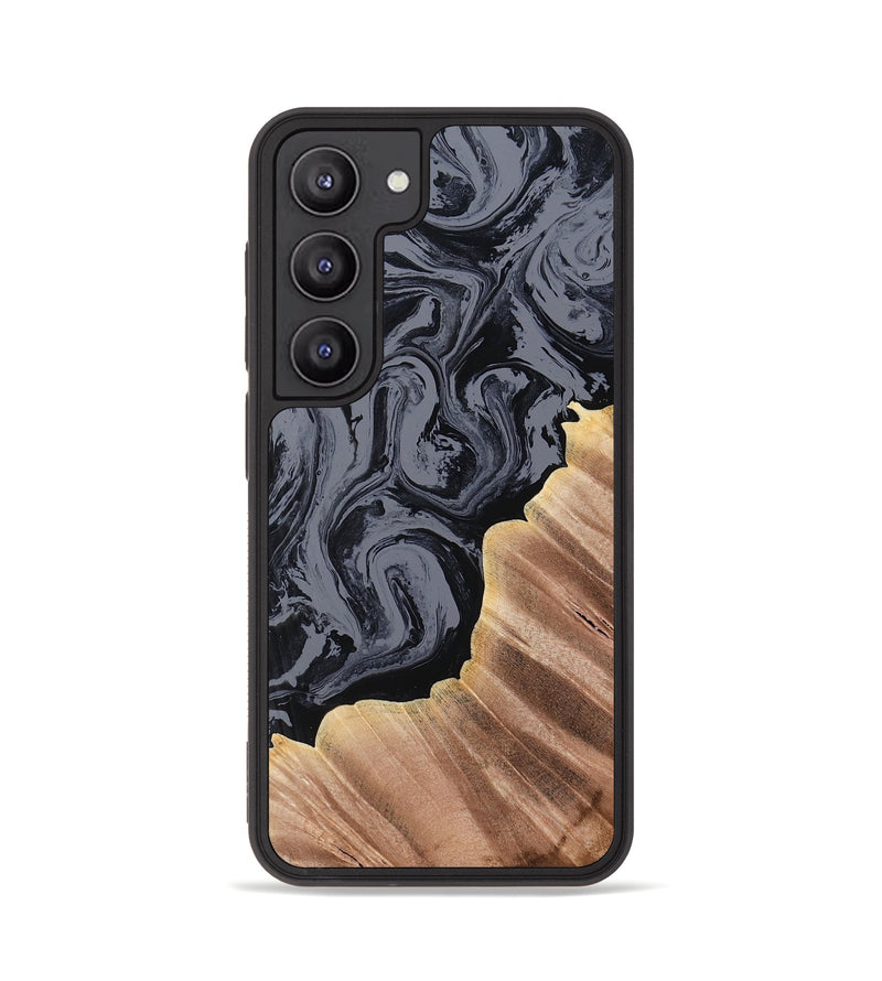 Galaxy S23 Wood Phone Case - Brendan (Black & White, 762865)